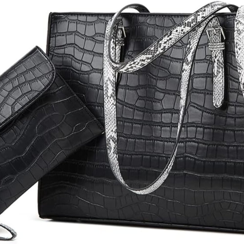 Laptop Bag for Women 15.6 inch Laptop Tote Bag Leather Classy Computer Briefcase